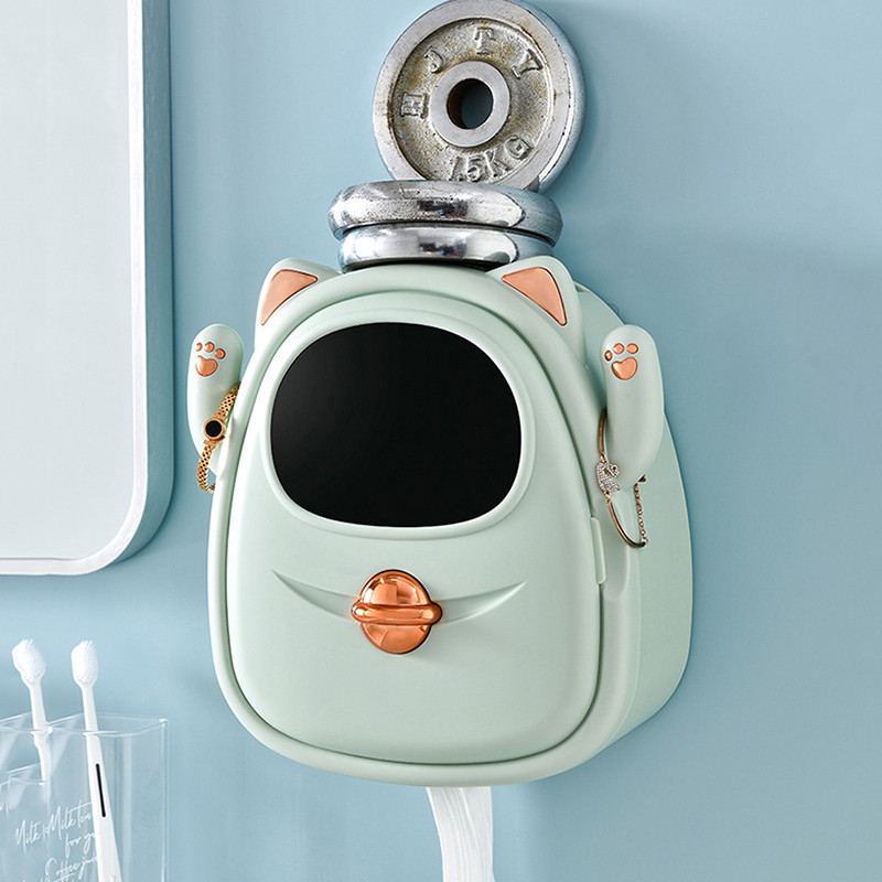 Zidni držač za toaletni papir, postolje, vodootporni držač za dozator papirnatih ručnika, kutija za maramice, držač za toaletni papir
