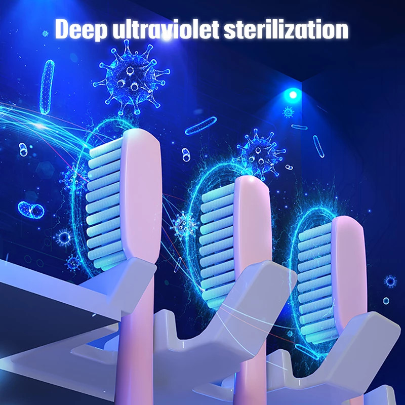 Zobu birstes UV sterilizācijas turētāji Pie sienas stiprināmi elektriskie zobu pastas spiedes dozators Vannas istabas piederumi Saules uzlāde