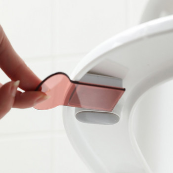 Φορητό διαφανές ανυψωτικό καθίσματος τουαλέτας Συσκευή ανύψωσης τουαλέτας Αποφύγετε να αγγίξετε τα αξεσουάρ της λαβής του καλύμματος της τουαλέτας