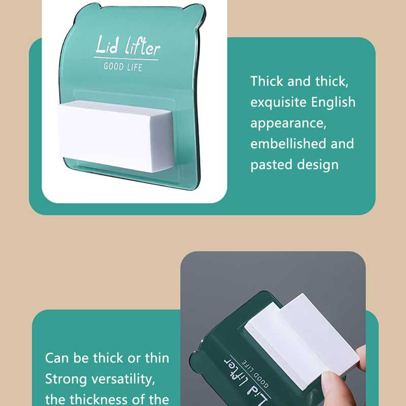 1PC Kreativna ručka za sjedalo Poklopac Držač za WC sjedalo Sanitarni podizač Stolica Podizač za WC školjku Plastični WC Kupaonski pribor