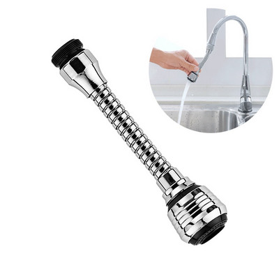 Nova slavina s produžetkom rotacije 1080° Perlator Plastični filtar za prskanje Kuhinjski umivaonik Univerzalne slavine Mlaznica za mjehuriće Robotska ruka