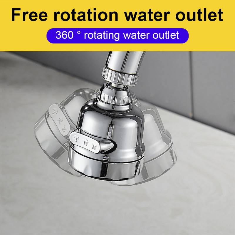 Nastavak za prskalicu za slavinu Rotirajuća slavina za 360° Perlator za sudoper Raspršivač za sudoper Podesiva glava slavine za uštedu vode Produžena mlaznica