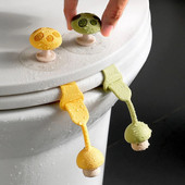 Poklopac WC sjedala Podizač poklopca Prsten u obliku gljive Flaper Ručka Držač Silikonski pribor za kupaonicu u kućanstvu Izbjegavajte dodirivanje