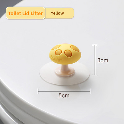 Poklopac WC sjedala Podizač poklopca Prsten u obliku gljive Flaper Ručka Držač Silikonski pribor za kupaonicu u kućanstvu Izbjegavajte dodirivanje