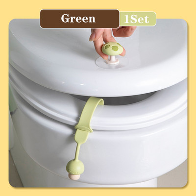 Poklopac WC sjedala Podizač poklopca Prsten u obliku gljive Flaper Ručka Držač Silikonski pribor za kupaonicu u kućanstvu Izbjegavajte dodirivanje