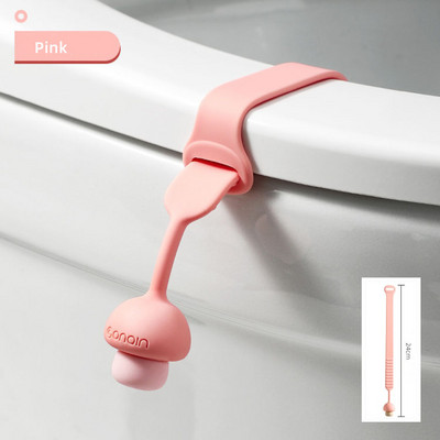 Poklopac WC sjedala Podizač poklopca Prsten u obliku gljive Flaper Ručka Držač Silikonski pribor za kupaonicu u kućanstvu Izbjegavajte dodirivanje