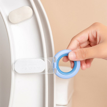 Βολικό διαφανές ανυψωτικό καθίσματος τουαλέτας Συσκευή ανύψωσης τουαλέτας Αποφύγετε να αγγίξετε λαβή καπακιού τουαλέτας Αξεσουάρ μπάνιου