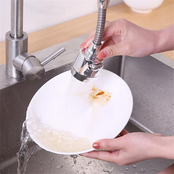Кухненска мивка Водоспестяващ спринклер Спрей Регулируем кран Бустер Душ Въртящ се на 360° кран Удължител Филтър за пръскане на кран