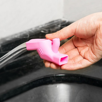 Силиконов удължител за кран Удължител за кран за вода Детско устройство за миене Баня Кухненска мивка Конектор Кран Къща Инструмент