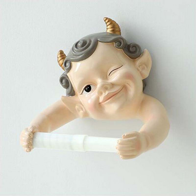 Panda Zidni nosač Rola papira Držač ručnika Držač maramica Vješalica za maramice WC Kupaonica Kuhinja Kupaonski organizator Kupaonski pribor