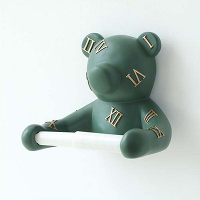 Panda Zidni nosač Rola papira Držač ručnika Držač maramica Vješalica za maramice WC Kupaonica Kuhinja Kupaonski organizator Kupaonski pribor