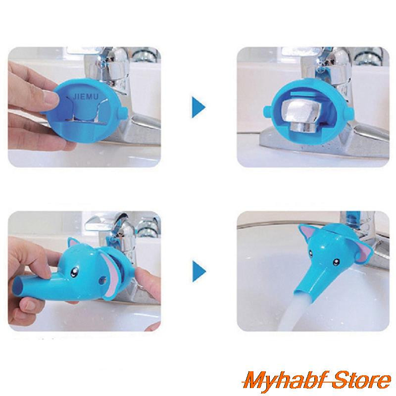 Crtani nastavak za slavinu Durable Lovely Duck Kids Ručka za umivaonik za malu djecu Nastavak za kupaonsku slavinu za djecu Alati za pranje ruku