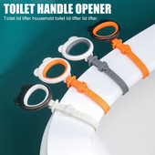 Podizač poklopca WC sjedala Izdržljiva plastična drška Otvarač Praktična kućna kupaonica WC školjke Sjedala Poklopci Ručke Dodaci