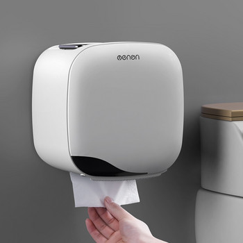 Държач за тоалетна хартия Водоустойчив Устойчив на прах Издръжлив държач за хартиени кърпи за баня за стена Кутия за баня