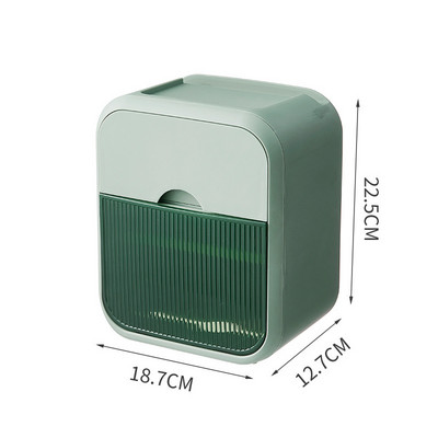 Vodootporni držač toaletnog papira Plastični držač papirnatih ručnika Zidna kupaonska polica Kutija za pohranu Prijenosni držač toalet papira