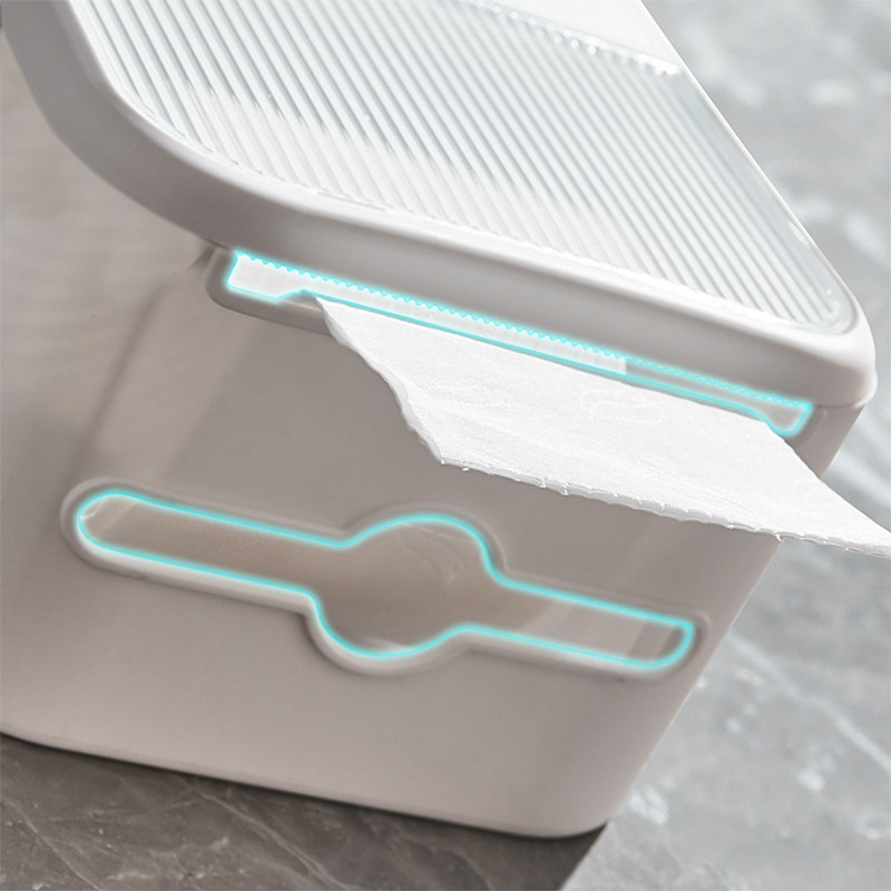 Vodootporni držač toaletnog papira Plastični držač papirnatih ručnika Zidna kupaonska polica Kutija za pohranu Prijenosni držač toalet papira