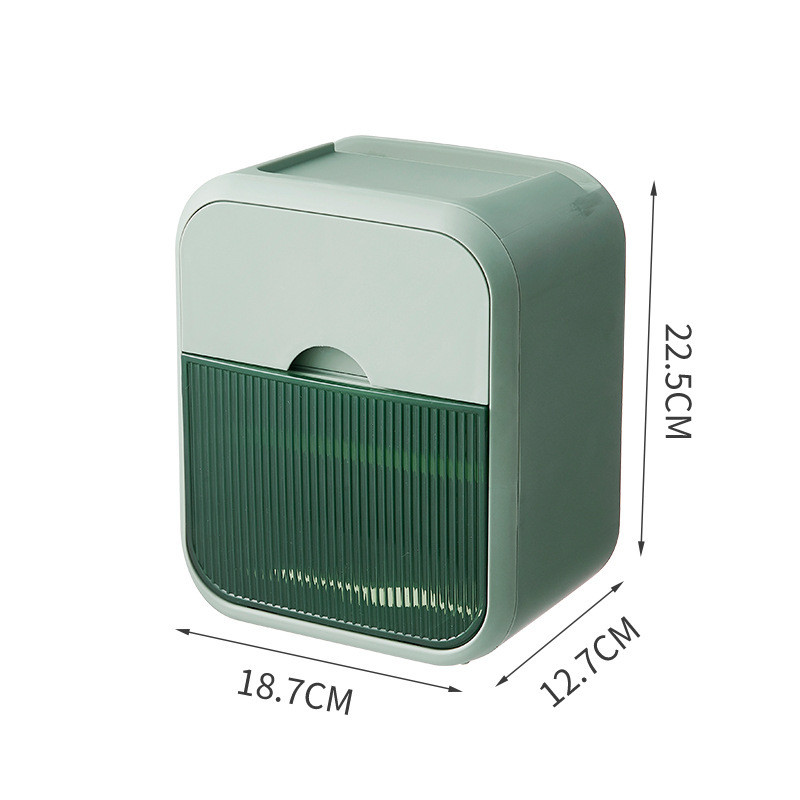 Vodootporni držač toaletnog papira Plastični držač papirnatih ručnika Zidna kupaonska polica Kutija za pohranu Prijenosni držač toalet papira