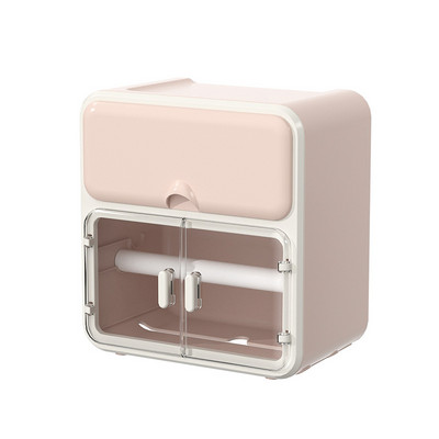 Vodootporni držač toaletnog papira Zidna ladica za toaletni papir Rola cijev za papir Kutija za pohranu ladica Kutija za maramice Polica Kupaonica