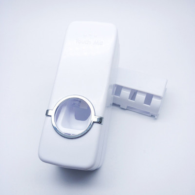 Automatski dozator paste za zube Set držača četkice za zube Kupaonica Bez probijanja Jaki ljepljivi stalak za montiranje na zid Cjedila za pastu za zube