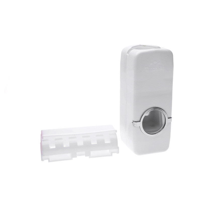 Automatski dozator paste za zube Set držača četkice za zube Kupaonica Bez probijanja Jaki ljepljivi stalak za montiranje na zid Cjedila za pastu za zube