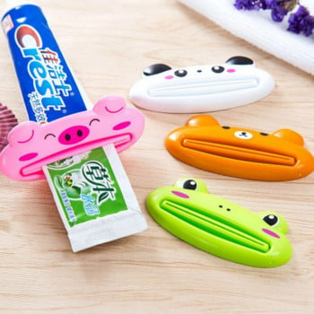 Cartoon Toothpaste Squeezer Kid Toothpaste Tube Saver Dispenser Καθαριστικό προσώπου Κλιπ Αξεσουάρ μπάνιου Οδοντόκρεμας Squeeer
