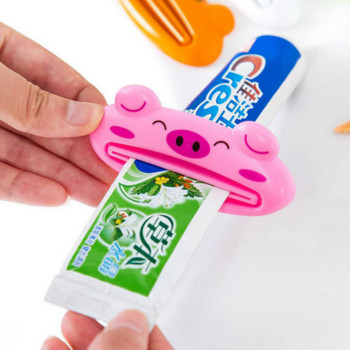 Cartoon Toothpaste Squeezer Kid Toothpaste Tube Saver Dispenser Καθαριστικό προσώπου Κλιπ Αξεσουάρ μπάνιου Οδοντόκρεμας Squeeer