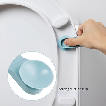 2 τεμ. TPR Κάλυμμα καθίσματος τουαλέτας Ανυψωτικό κάλυμμα καθίσματος κλειστού σκαμπό Ανυψωτικό κάλυμμα καθίσματος λαβή Ισχυρό καπάκι βεντούζας Ανυψωτικό καθίσματος τουαλέτας Μπάνιο