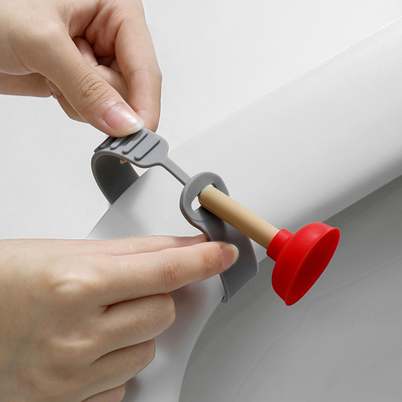 Nešiojamo tualeto dangčio pakėliklis Tualeto sėdynės pakėlimas Venkite liesti tualeto dangtelio rankeną ir pakelkite neuždengtą įrenginį Vonios kambario priedai