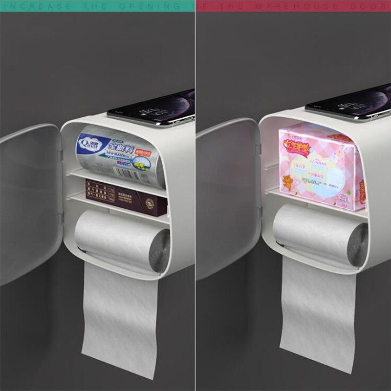 Držač toalet papira Držač vodootpornog papirnatog ručnika Držač toaletnog papira Kreativni pladanj Kutija za maramice Kutija za pohranu za kupaonicu Kuhinja