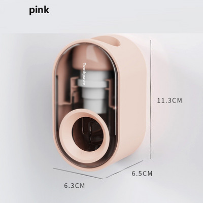 Automatski dozator paste za zube Zidni nosač Držač za cijeđenje paste za zube Kupaonska četkica za zube Stalak za zidni nosač Kupaonski pribor
