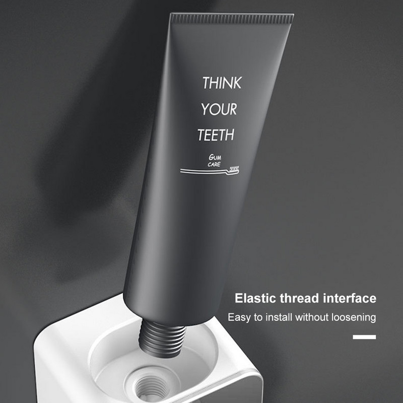 Držač četkice za zube Automatski dozator paste za zube Otporan na prašinu Ljepljivi usisni zidni stiskač paste za zube za kupaonicu