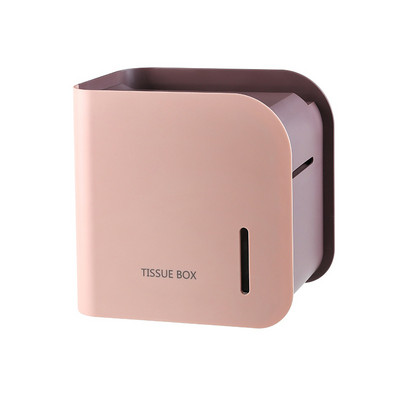 Držač toaletnog papira Zidna cijev za rolu ladice za kutiju za pohranu toaletnog papira Vodootporna ladica Kutija za maramice Polica Kupaonski pribor