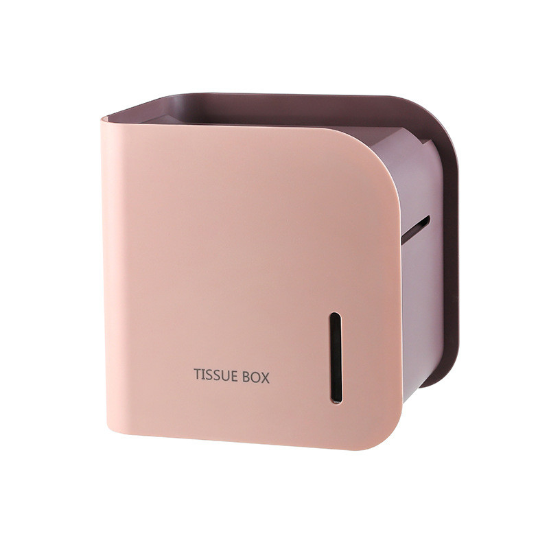 Držač toaletnog papira Zidna cijev za rolu ladice za kutiju za pohranu toaletnog papira Vodootporna ladica Kutija za maramice Polica Kupaonski pribor