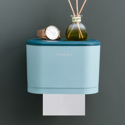 Držač rolne toaletnog papira Zidni držač papirnatih ručnika Kutija za kupaonske maramice Stalak za pohranu Vodootporna polica Kupaonski pribor