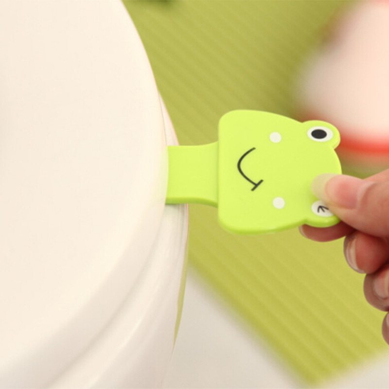 1Pc ručka za WC Closestool Sklopiva Lazy sanitarna navlaka za sjedalo Uređaj za podizanje Podizač navlake za WC s ljepilom