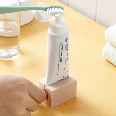 Πολλαπλών λειτουργιών Creative Rolling Toothpaste Squeezer Holder Cleanser Dispenser Καλλυντικό Organizer No Waste Αξεσουάρ μπάνιου