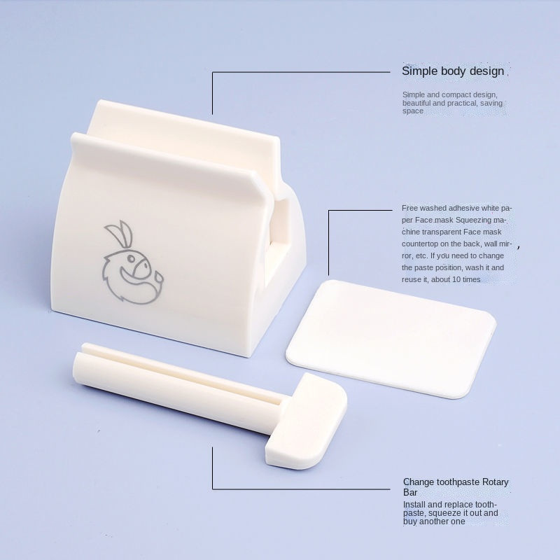 Dom Dozator paste za zube Cjedilo Kupaonski pribor Plastika Držač paste za zube Organizator Cjedilo za boju za kosu Bez otpada