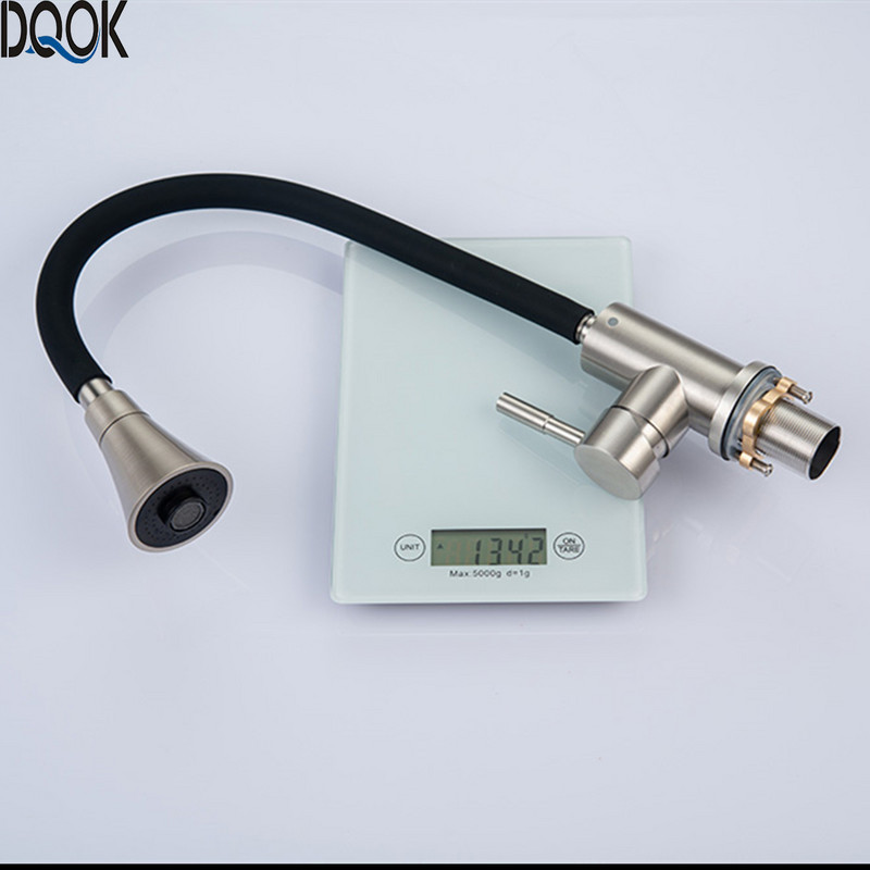 DQOK silika gel Nos Rotirajuća kuhinjska slavina za hladnu i toplu vodu u bilo kojem smjeru Crna Plava miješalica za vodu Ružičasta Kuhinjska slavina s jednom ručkom