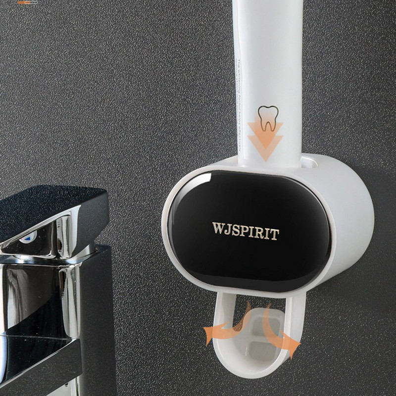 Stalak za doziranje paste za zube Zidni držač paste za zube Držač za stiskanje Odvojivi Odrasli Djeca Univerzalni Sq ueeze alat za pastu za zube