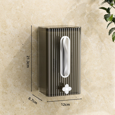 Papir Držač papira Kutija za papirnate ručnike Zidna pohrana ručnika za lice WC Kuhinjska svjetiljka Luksuzna prozirna ladica za papir