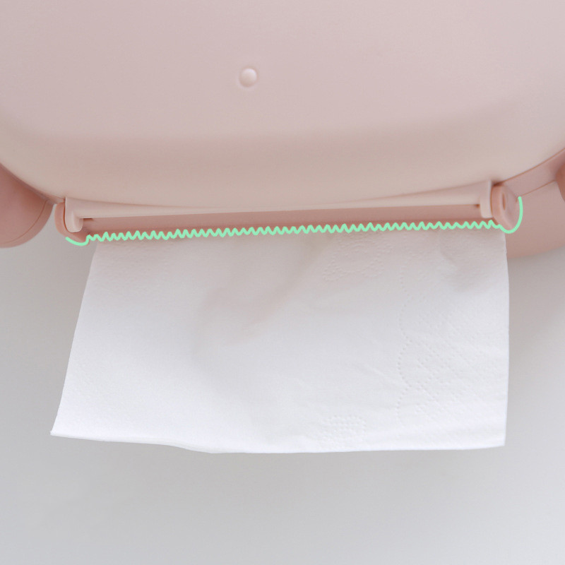 Medo svinja Zidni držač toaletnog papira Višenamjenska vodootporna kutija za pohranu Organizator Kutija za maramice Rola papira Kupaonica