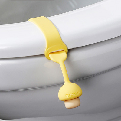 Prijenosni podizač WC sjedala Silikonska podesiva ručka za pokrivanje WC školjke protiv prljanja Kućna kupaonica Dodatna oprema za navlaku WC sjedala