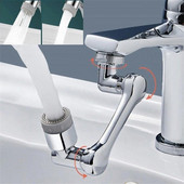 Univerzalna slavina s produžetkom rotacije od 1080°, mjehurić, filtar protiv prskanja, plastična kuhinjska slavina, mlaznica za uštedu vode, glava raspršivača