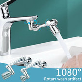 1080° Univerzalna rotirajuća produžna slavina Perlator Plastični filtar za prskanje Kuhinjske slavine za umivaonik Mlaznica za mjehuriće Robotska ruka