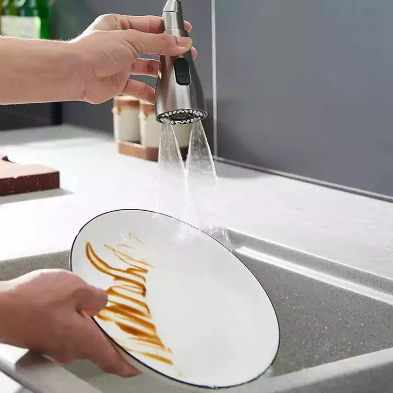 3 funkcije Kuhinjski sudoper Povlačna slavina Izvlačna mlaznica za raspršivanje Zamjenski dio Glava raspršivača Slavina Dio izljeva raspršivača ABS