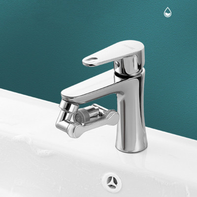 Universal Περιστρεφόμενο 1080° Faucet Aerator Extender Faucets Bubbler Nozzle Πλαστικό φίλτρο πιτσιλίσματος για ρομποτικό βραχίονα μπάνιου κουζίνας