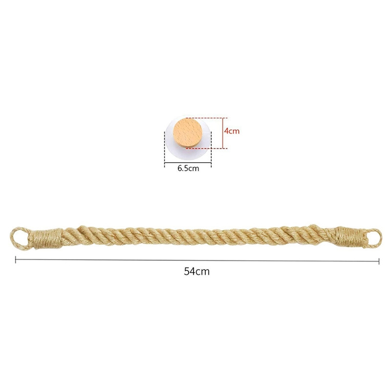 Držač za WC papir Retro Kuhinjska zidna rola Držač za uže od jute Stalak Dekoracija kupaonice