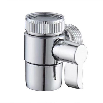 Сплитер за кухненска мивка Отклоняващ клапан Конектор за кран за вода За тоалетна биде Смесител за душ Адаптер за приставка за маркуч