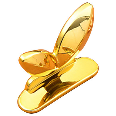 2 KOM. Podizač ručke poklopca WC školjke u obliku lista Jednostavan za instalaciju i primjenu za kućni uredski hotel s jakim ljepilom