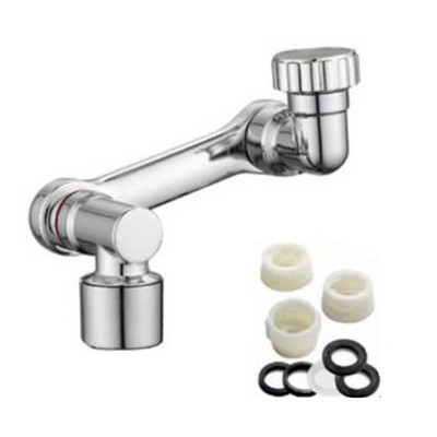 Univerzalna slavina s produžetkom rotacije 1080° Perlator Plastični filtar za prskanje Kuhinjske slavine za umivaonik Mlaznica za mjehuriće Robotska ruka